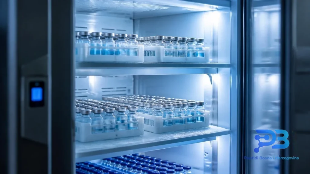 Hladno čuvanje liofiliziranih peptidnih vijala na temperaturi od 2 do 8 stupnjeva Celzijusa