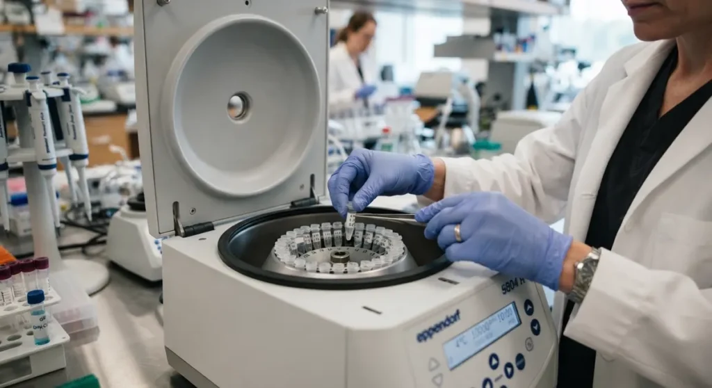 Centrifugiranje uzoraka — GHK-cu detaljan vodič u istraživačkom kontekstu