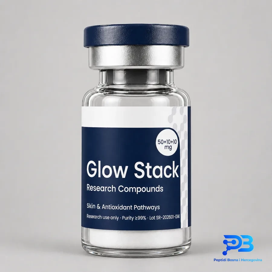 Glow stack 50 mg + 10 mg + 10 mg — istraživački peptid