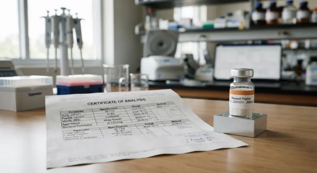 Certifikat analize (coa) — Jesu li peptidi sigurni i koliko su zapravo istraženi? u istraživačkom kontekstu