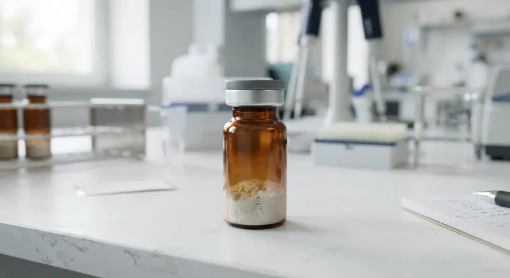 Liofilizirana bočica peptida — BPC-157 u 2026. u istraživačkom kontekstu