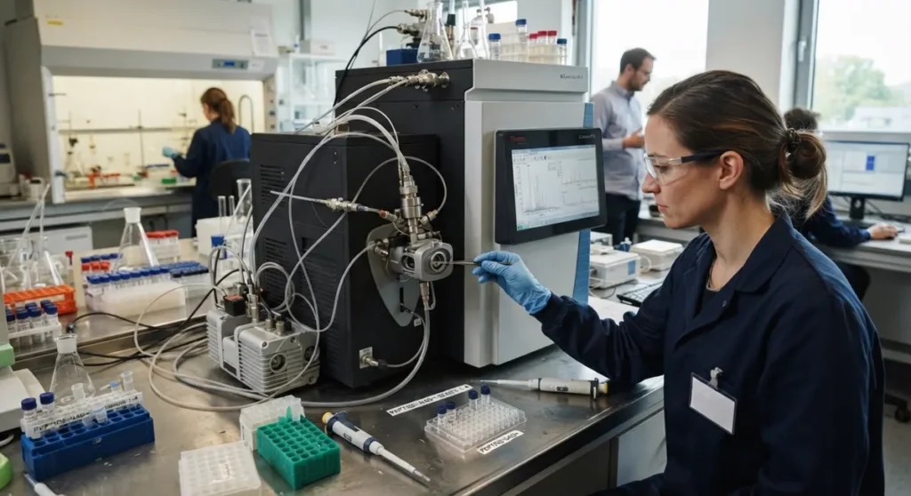 Masena spektrometrija — NAD+ i peptidi dugovječnosti u istraživačkom kontekstu