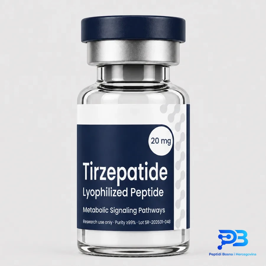 Tirzepatide 20 mg — istraživački peptid